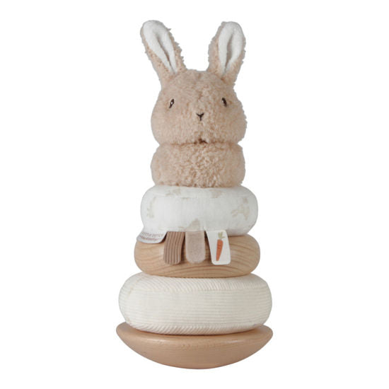 Little Dutch Stapelturm mit Ringen - Baby bunny FSC