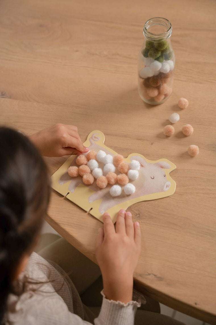 Little Dutch Pompom Karten Little Farm