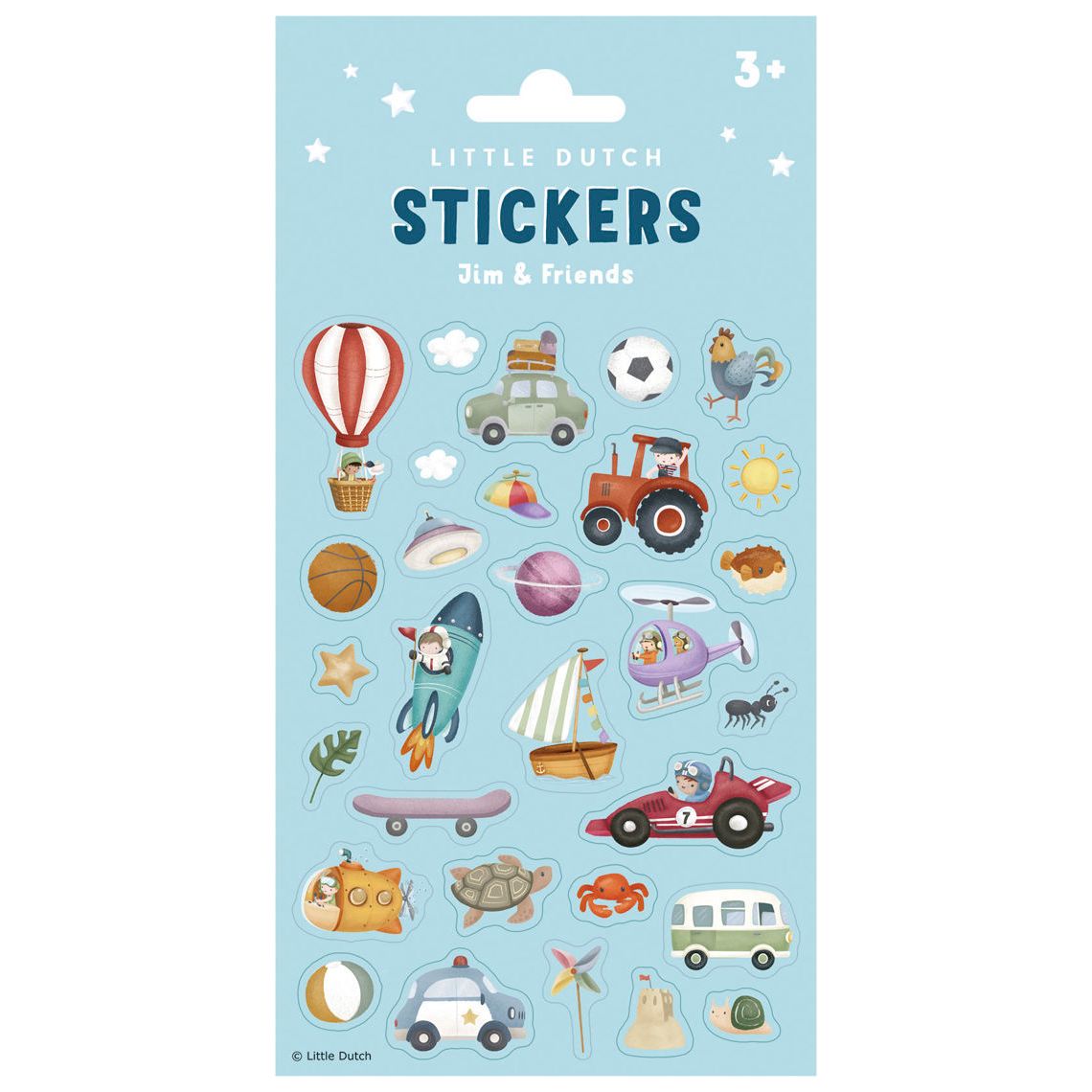 Little Dutch Stickerset Jim & Friends