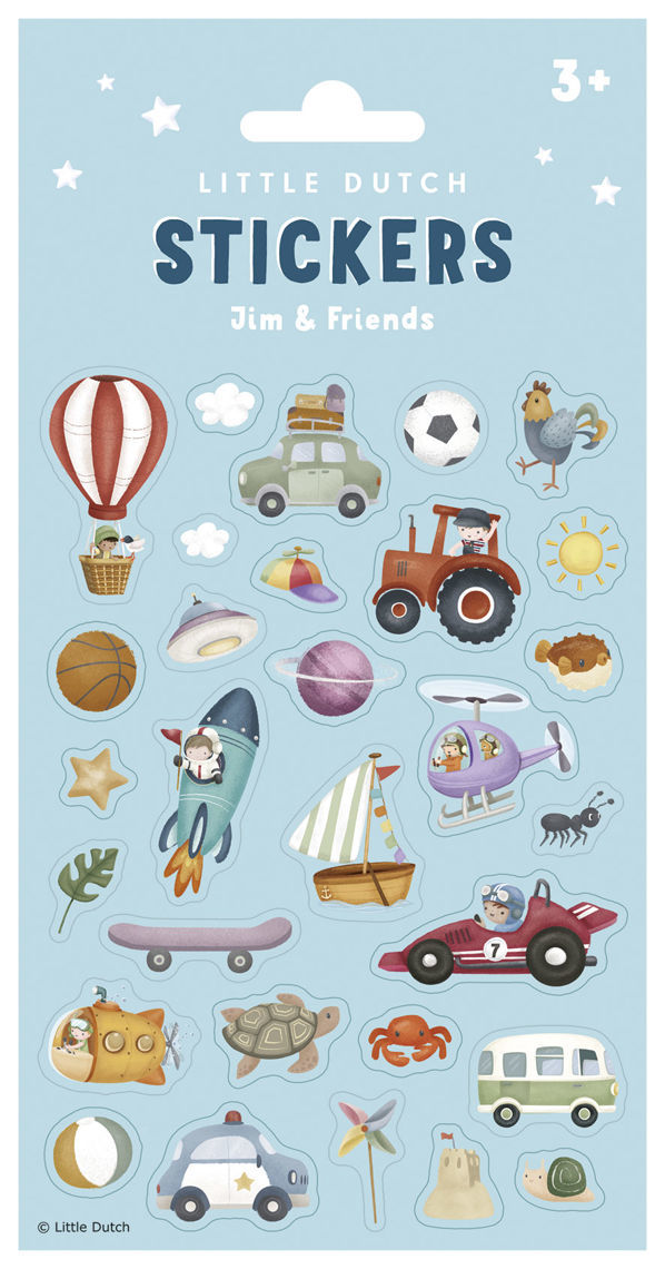 Little Dutch Stickerset Jim & Friends