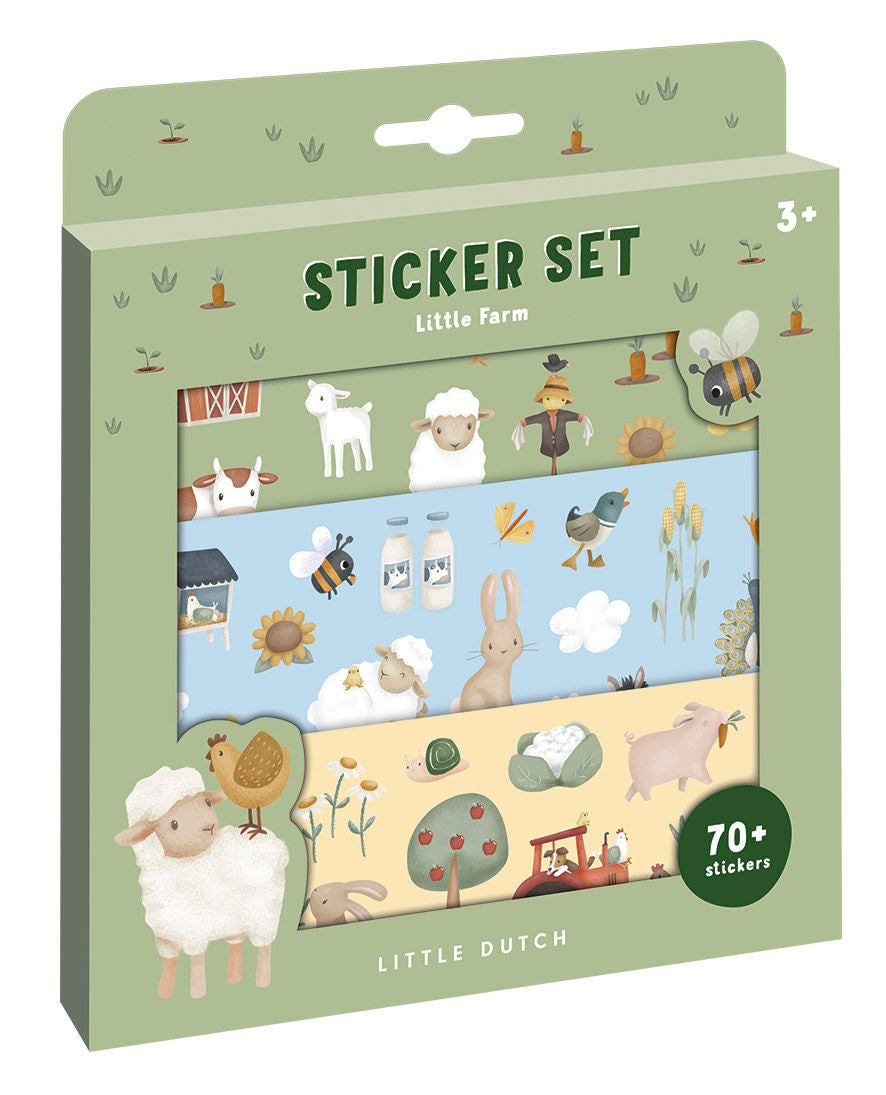 Little Dutch Stickerset 3 Blätter Little Farm