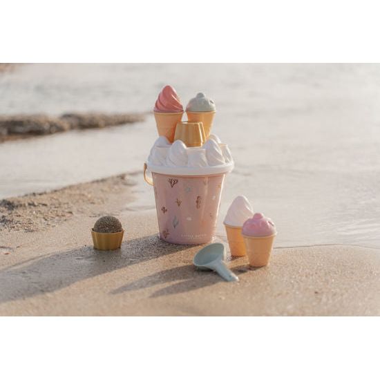 Little Dutch Ice Cream Bucket Set Ocean Dreams Pink