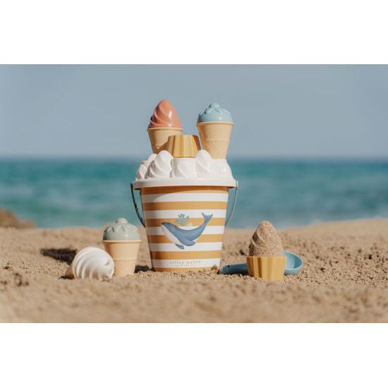 Little Dutch Ice Cream Bucket Set Ocean Dreams Blau