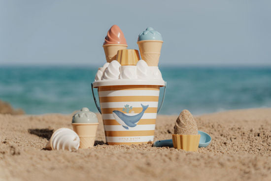 Little Dutch Ice Cream Bucket Set Ocean Dreams Blau