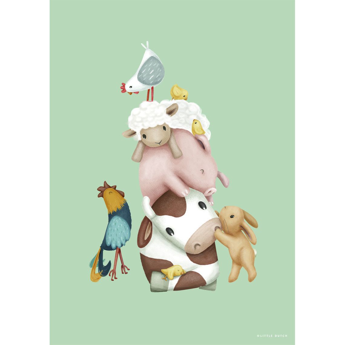 Little Dutch Poster A3 Little Farm