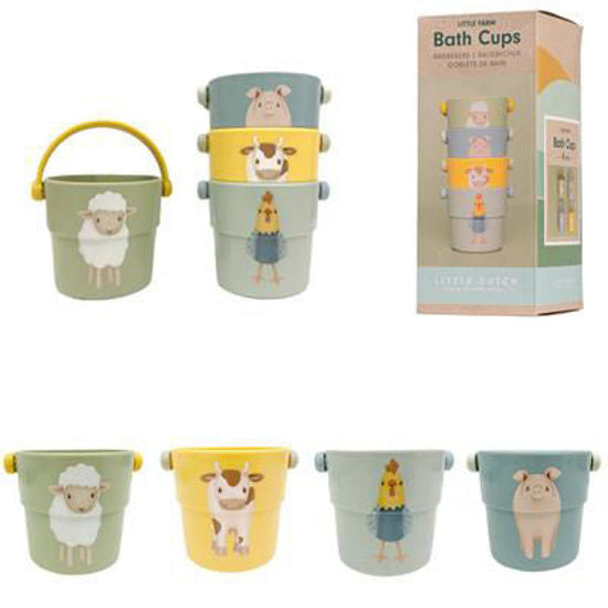 Little Dutch Farm Bath Cups