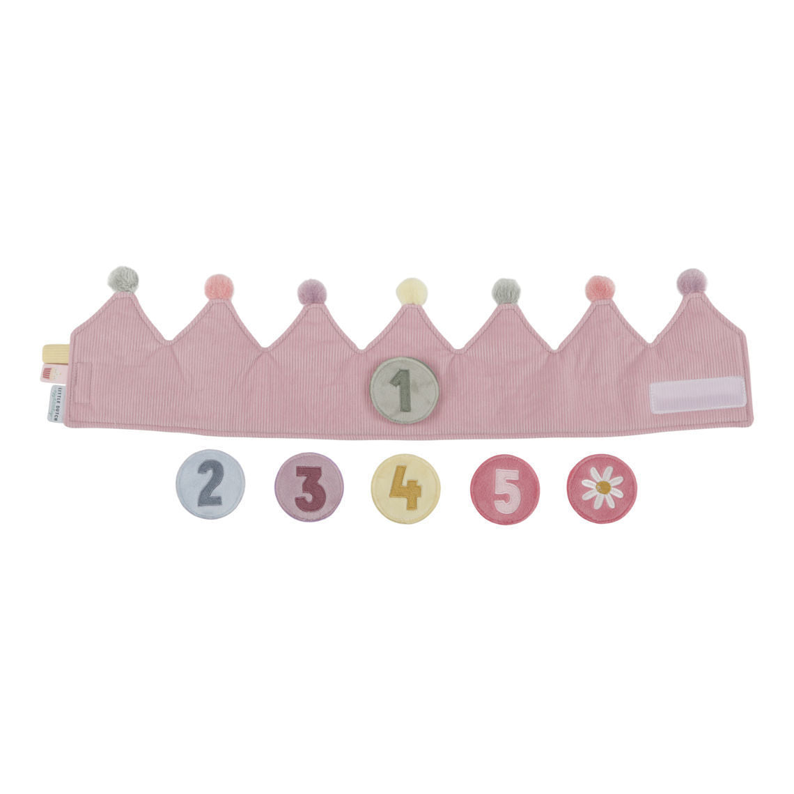 Little Dutch Geburtstagskrone mit Zahlen pink