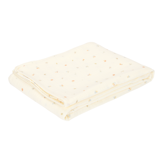 Little Dutch Stubenwagen-Sommerdecke 4-lagig muslin Forest Treasures