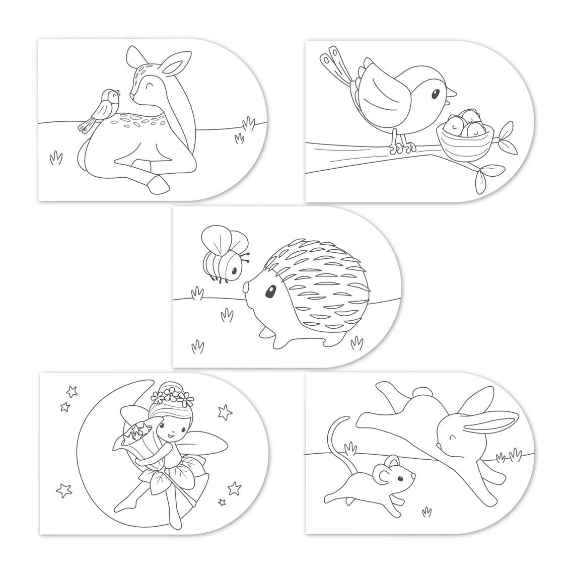 Little Dutch Malbuch mit Farbkasten Fairy Garden