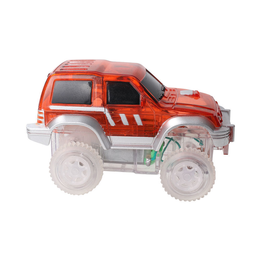 Cleverclixx Race Track Car Red - Rennbahnauto (rot), 1 Stück