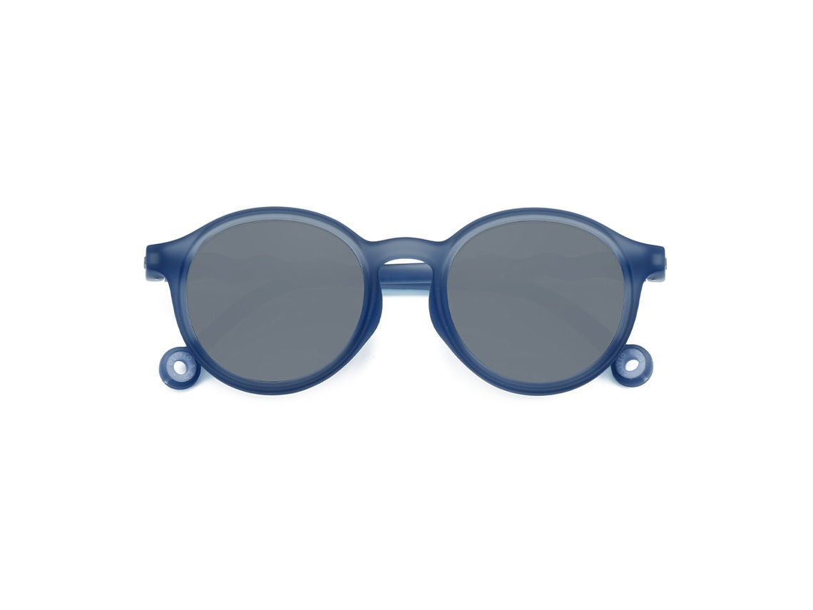 Olivo & Co TEEN & ADULT Oval Sunglasses-Seaside Stripes-Navy Blue