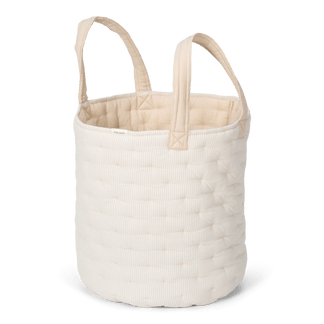 Little Dutch Aufbewahrungskorb gross - Pure Soft Beige Stripe