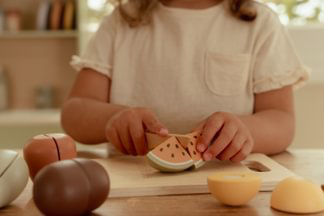 Little Dutch Holz Obst zum schneiden FSC