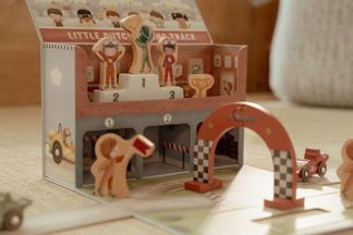 Little Dutch Spielkoffer mit Rennbahn FSC