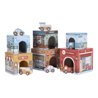 Little Dutch Stapelturm inkl. 6 Wagen FSC