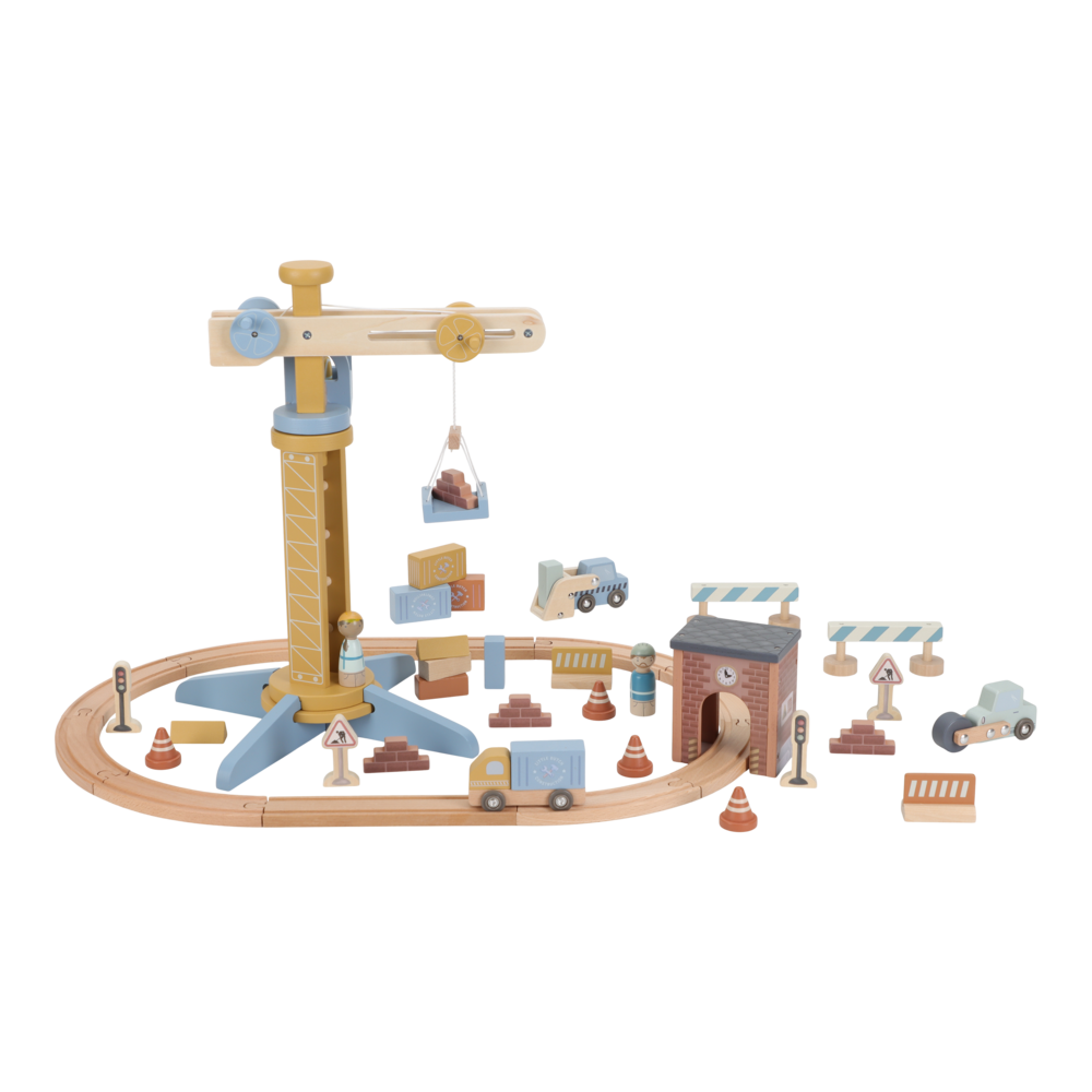 Little Dutch Kranset mit Eisenbahnschiene FSC