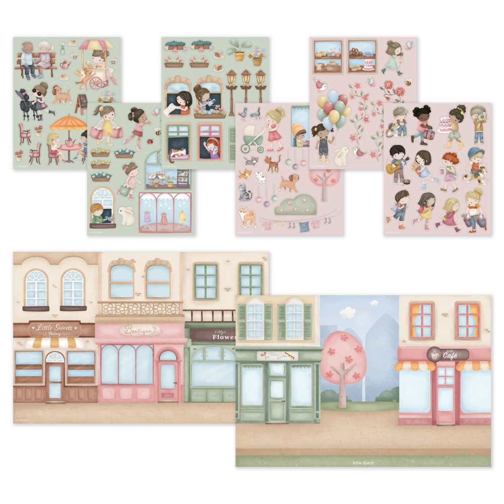 Little Dutch Stickerbuch Rosa