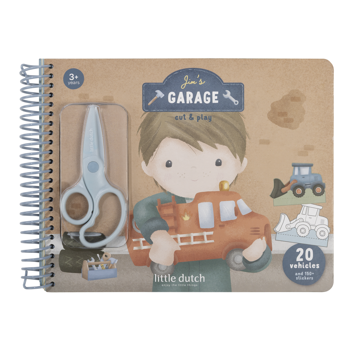 Little Dutch Bastelbuch mit Schere Jim