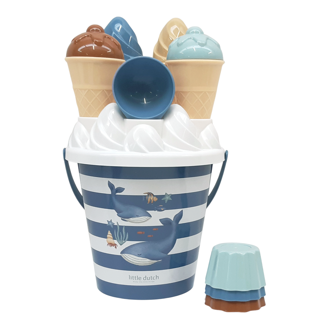 Little Dutch Ocean World Icecream Bucket Set 14pcs