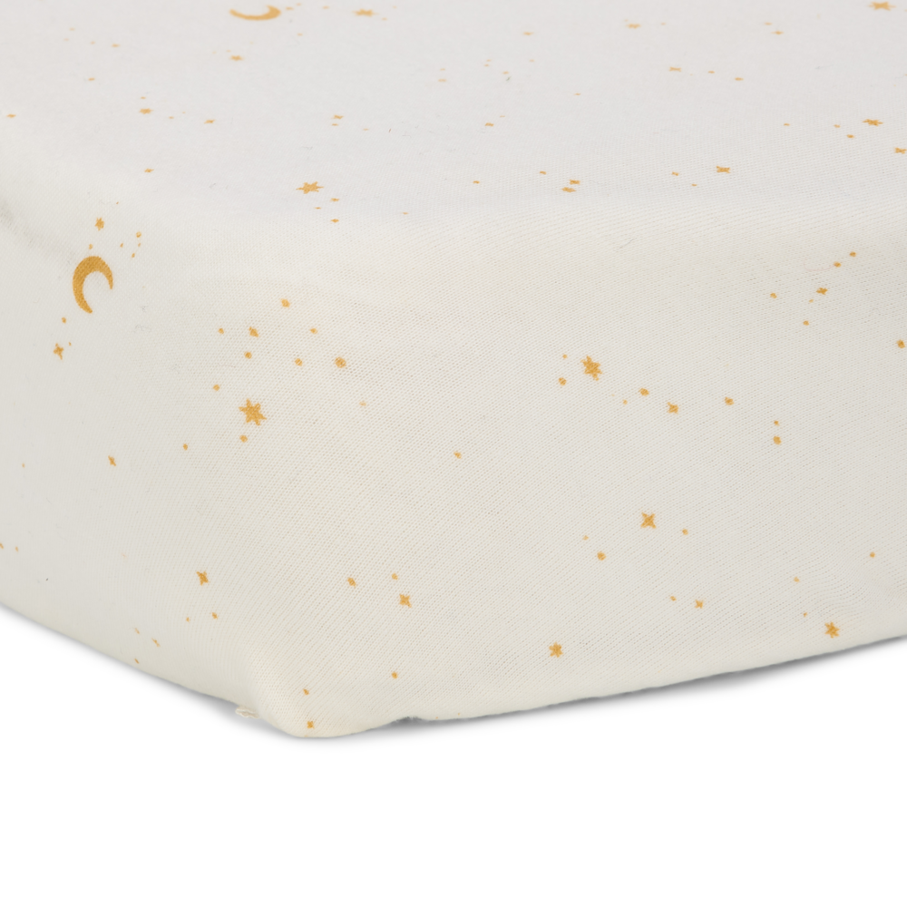 Little Dutch Spannbettuch Wiege - Moon & Stars 40x80cm