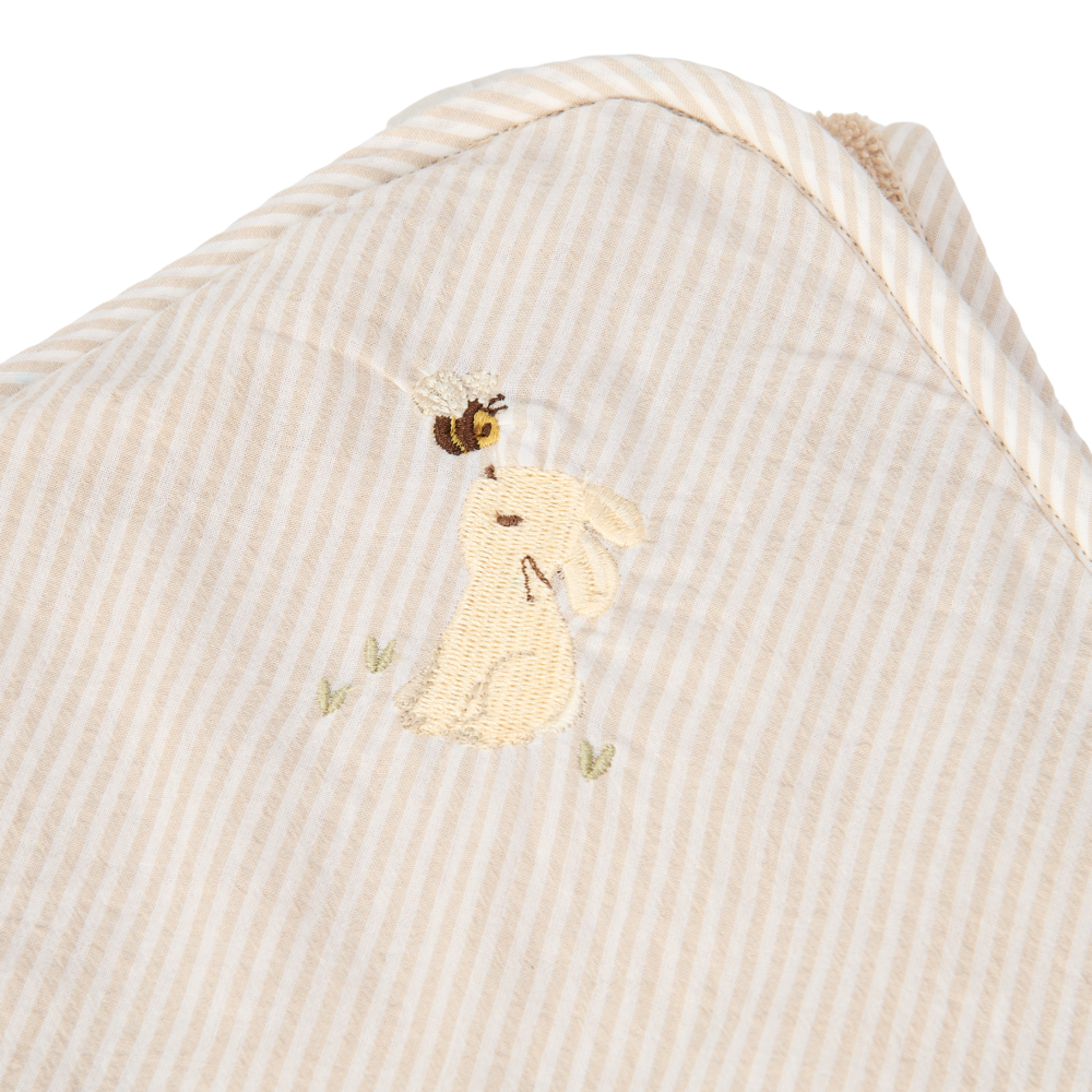 Little Dutch Kaputzenhandtuch - Baby Bunny - 75x75