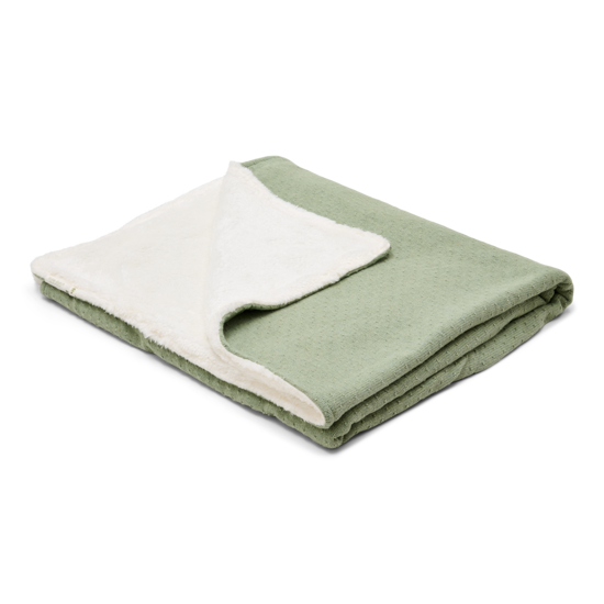 Little Dutch Kinderbettdecke gestrickt - Pure Sage