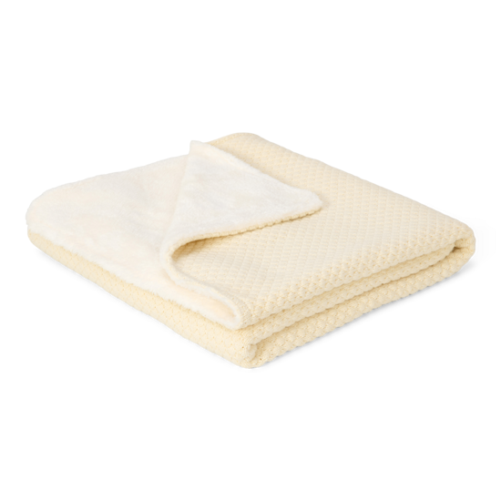 Little Dutch Wiegedecke gestrickt - Pure Soft White