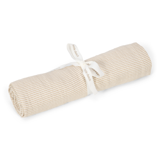 Little Dutch Swaddle muslin 120x120 - Pure Soft Beige
