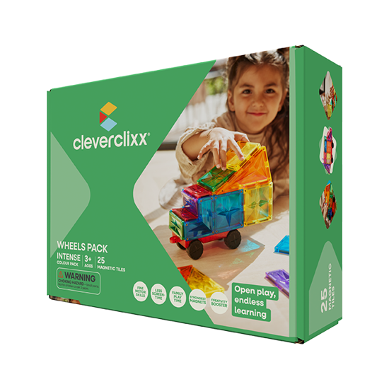 Cleverclixx Auto-Bausatz in Knallfarben 25 Teile