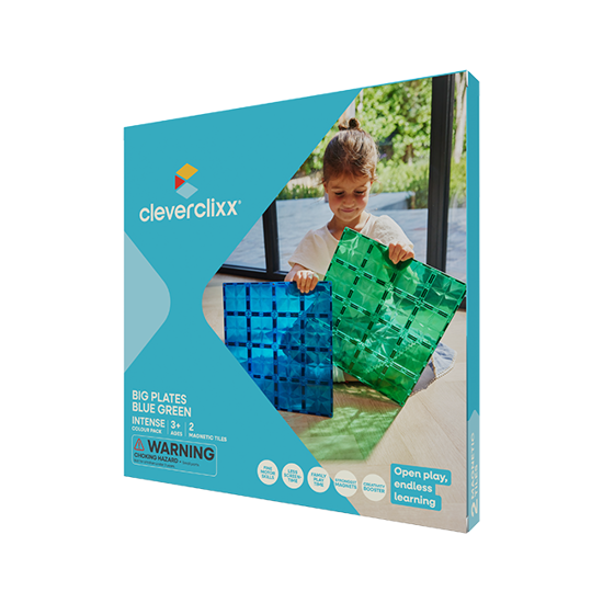 Cleverclixx Große Grundplatten Blau Grün | 2 Teile