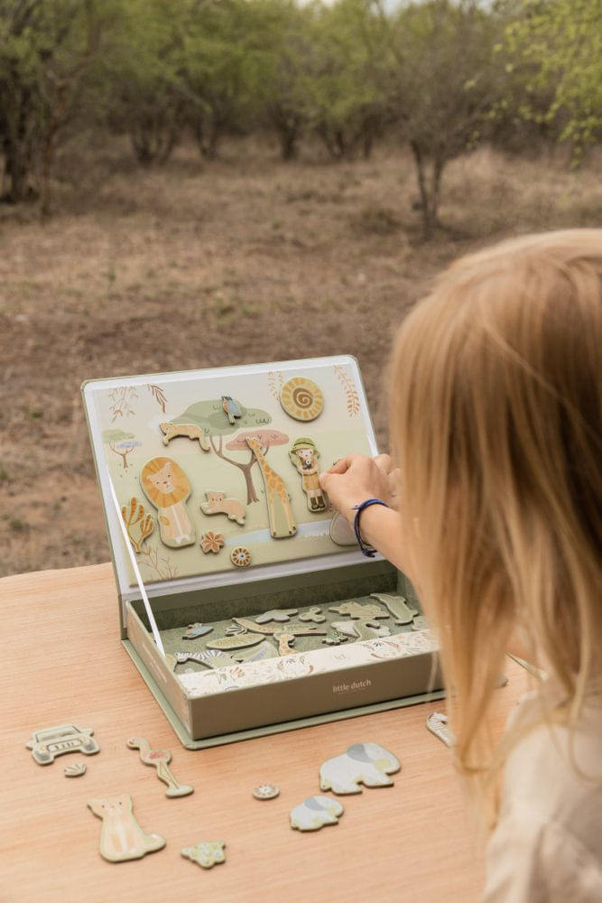 Little Dutch Magnetische Spieltafel FSC - Safari Friends