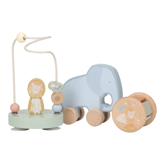 Little Dutch Holz-Geschenkset FSC - Safari Friends