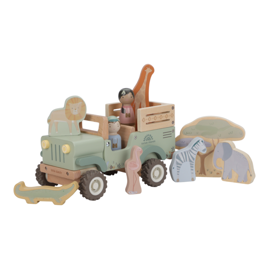 Little Dutch Holz Safari Auto FSC - Safari Friends