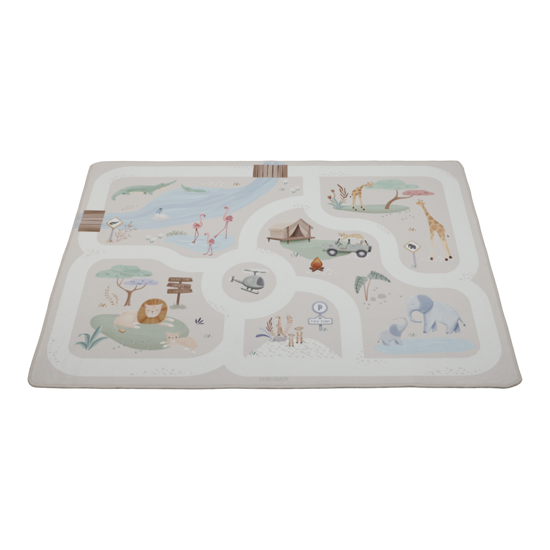Little Dutch Auto-Spielteppich FSC - Safari Friends