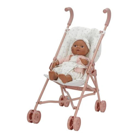 Little Dutch Puppen Buggy aus Metall rosa