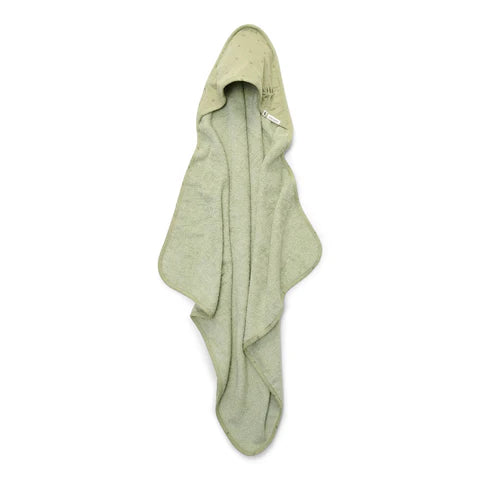Little Dutch Kaputzenhandtuch - Pure Sage - 100x100