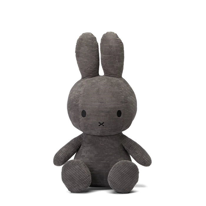 Miffy Kordsamt dunkelgrau 70 cm