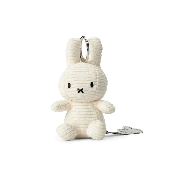 Miffy Kordsamt weiss 10 cm Schlüsselanhänger