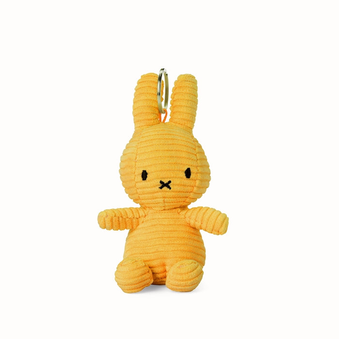 Miffy Kordsamt gelb 10 cm Schlüsselanhänger