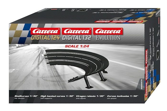 Carrera 1:24 Steilkurve 1/30°