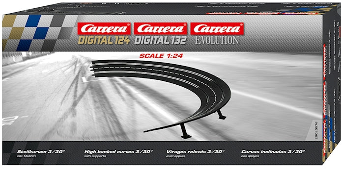 Carrera 1:24 Steilkurve 3/30°