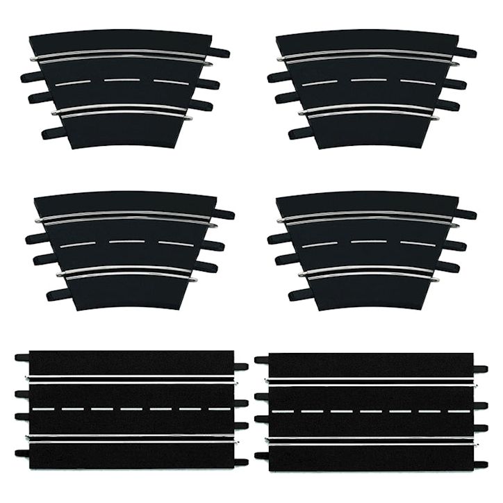 Carrera 1:24 Ausbauset Schienen 6-tlg.