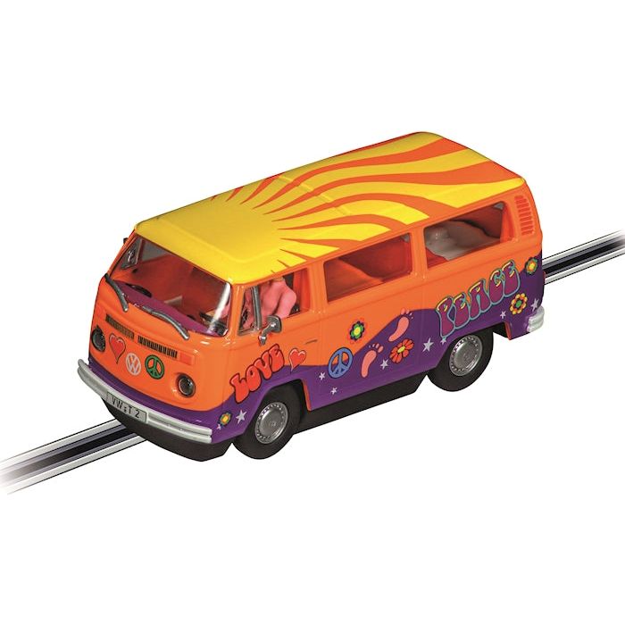 Carrera D132 VW Bus T2b Peace and Love