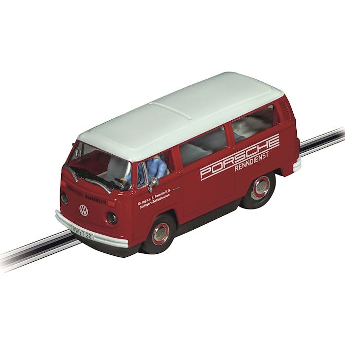 Carrera D132 VW Bus T2b Porsche Rennd.