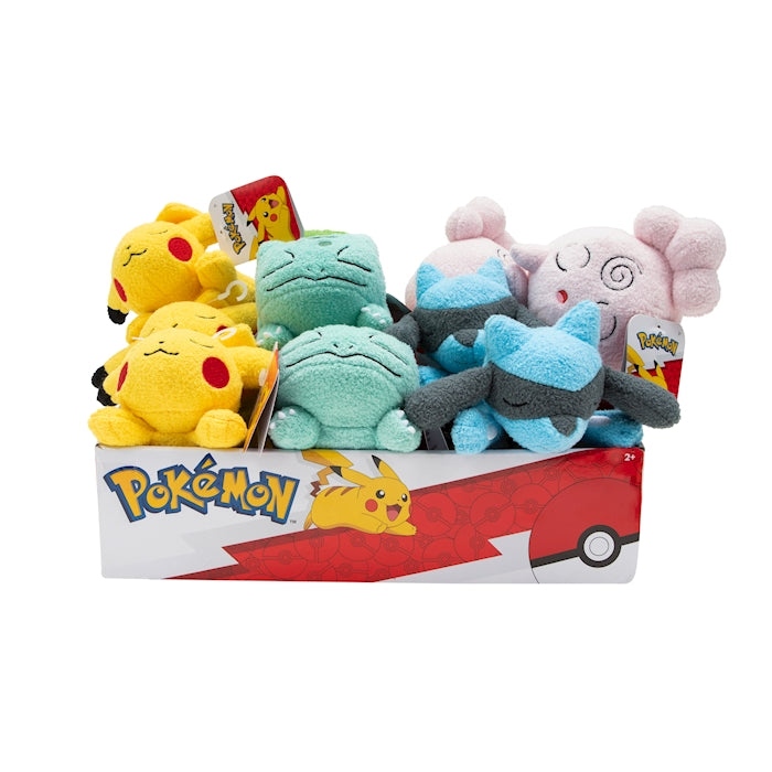 Pokémon Plüsch schlafend 12cm assortiert