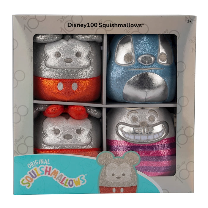 Squishmallows 100 Jahre Disney 4-Pack 12.5cm