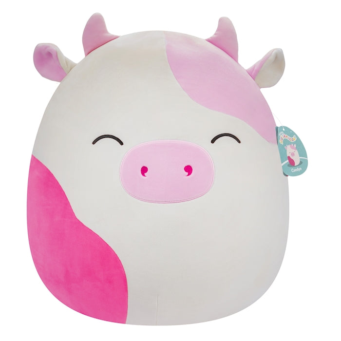 Squishmallows Caedyn Kuh 40cm Pink gepunktet