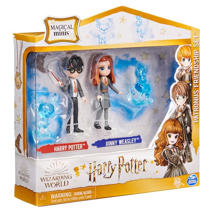 Harry Potter - Harry & Ginny mit 2 Patronus-Figuren