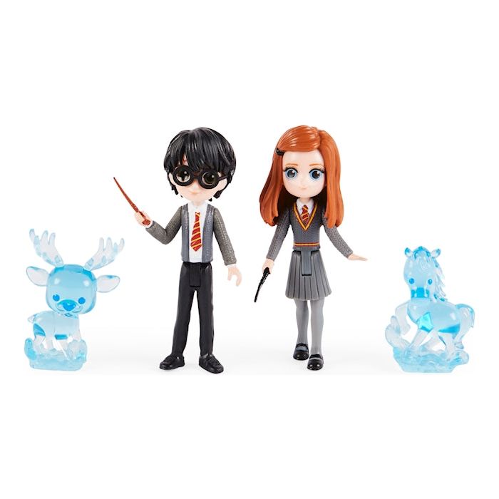 Harry Potter - Harry & Ginny mit 2 Patronus-Figuren