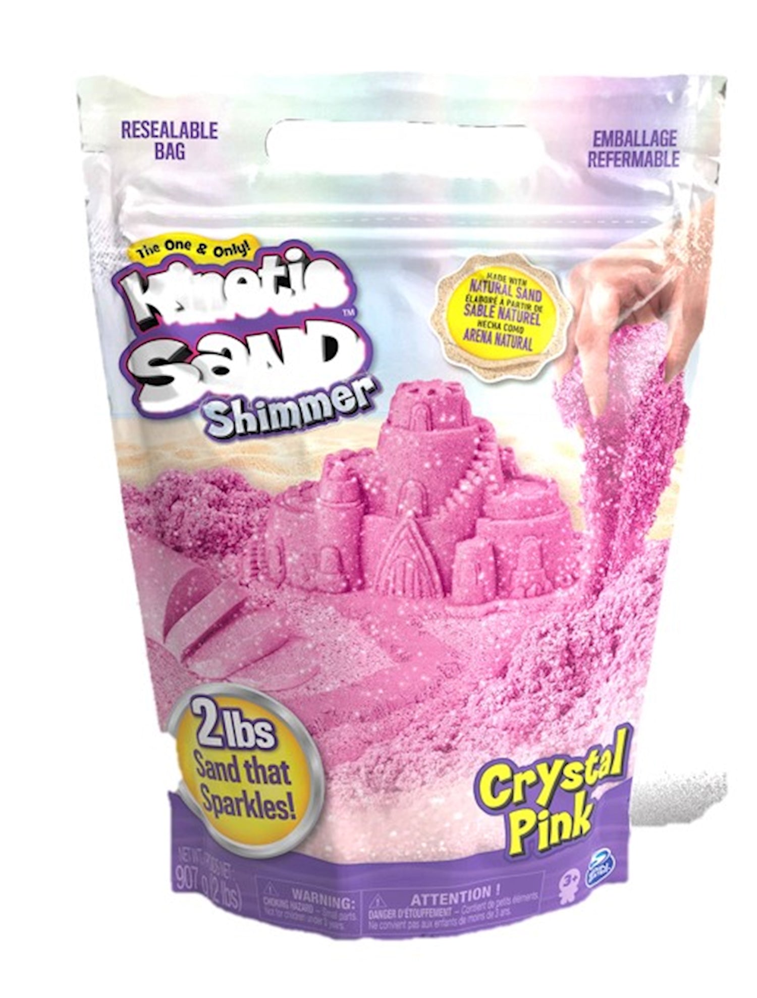 Kinetic Sand Crystal Pink